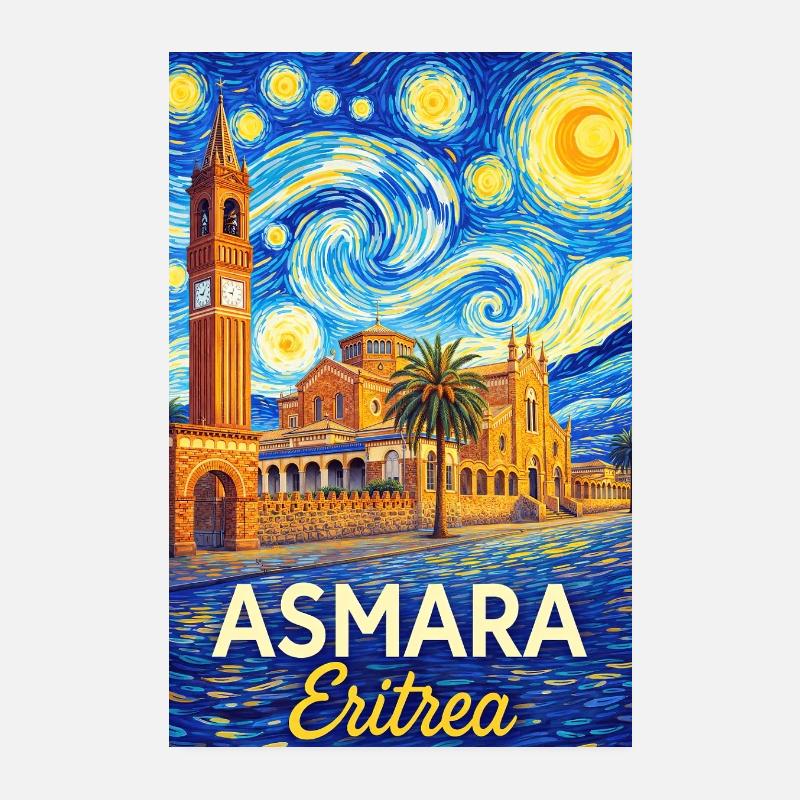 Asmara Eritrea Sternenstadt Poster 20x30 cm