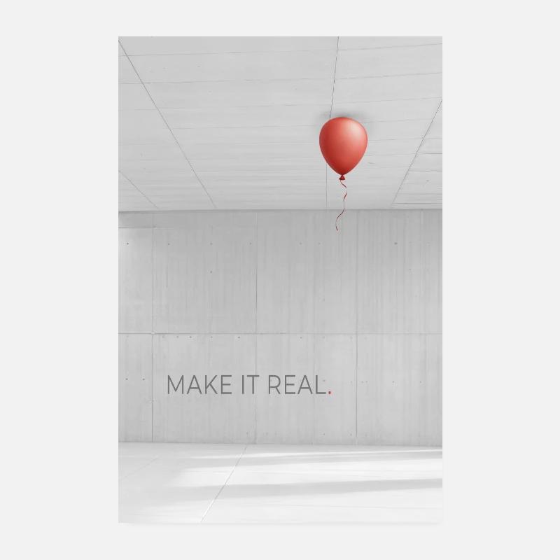 Faites-le vraiment minimaliste Motivation Dire Poster 20 x 30 cm
