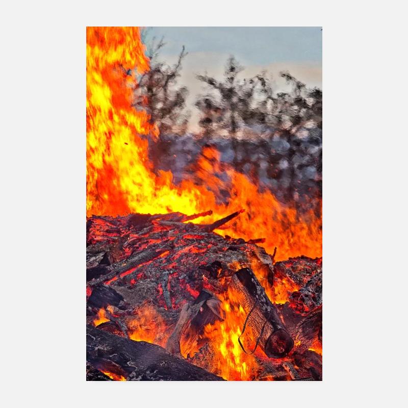 Affiche de Feu de Pâques Feu & Flamme Poster 20 x 30 cm