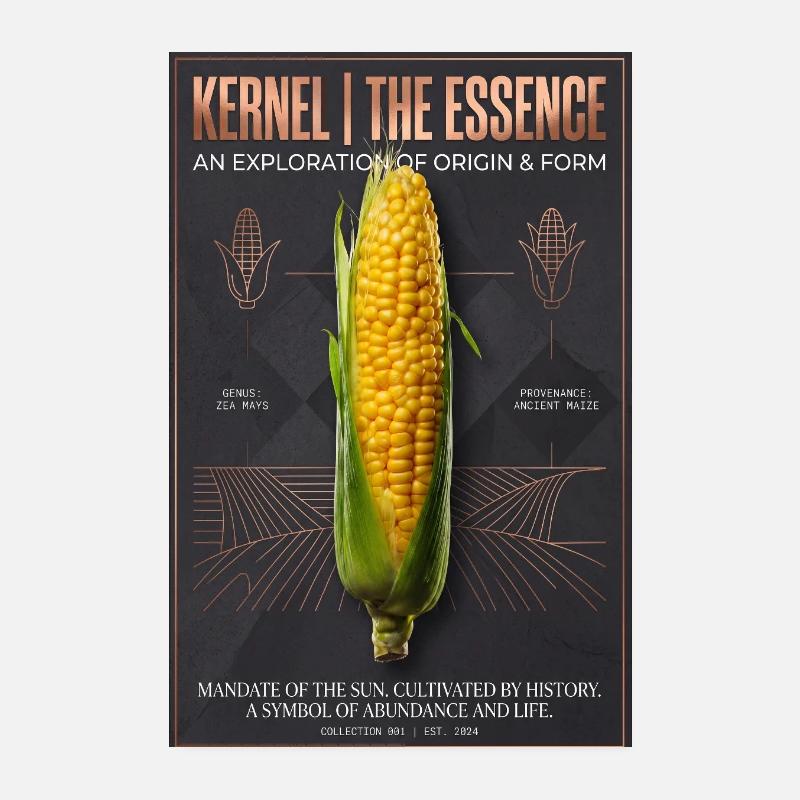 Kernel Essence: Origin & Form Poster 8" x 12" (20x30 cm)