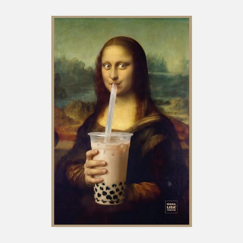 Mona Sip Bubble Tea Portrait Poster 20 x 30 cm