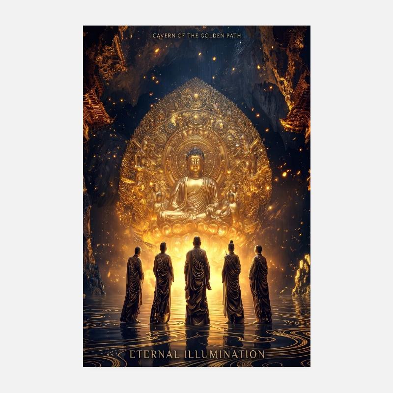 Caverne du Chemin d’Or Poster 20 x 30 cm