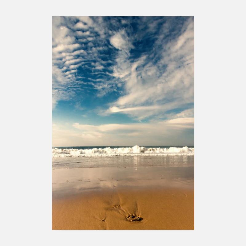 Poster Strand Sonne Urlaub Poster 20x30 cm