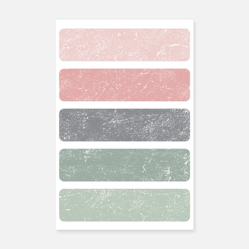 color scheme spring Frühlingsanfang Frühling Poster 20x30 cm