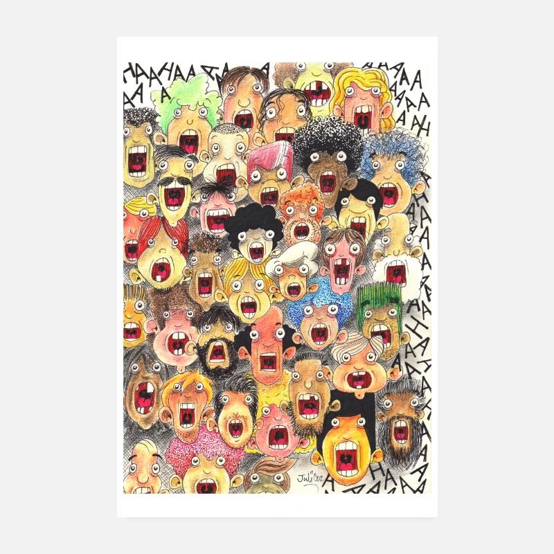 POSTER CHORALE par Juliooz Poster 20 x 30 cm