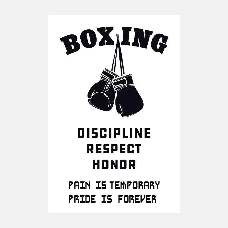 Boxe, boxeur Poster 20 x 30 cm