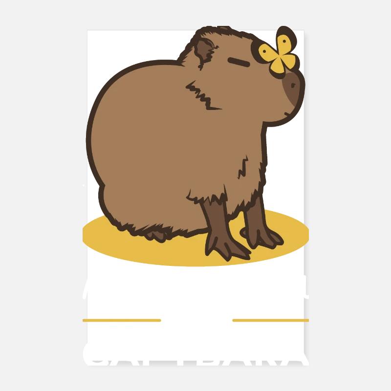 Mein Geisttier ist ein Capybara Poster 20x30 cm