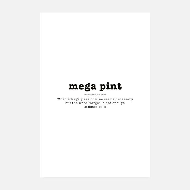 Méga Pinte Poster 20 x 30 cm