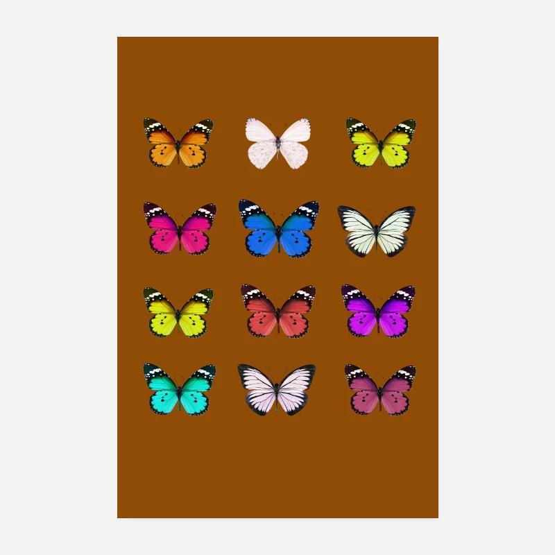 Affiche papillon Poster 20 x 30 cm