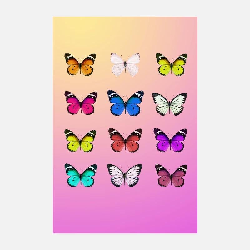 Affiche papillon Poster 20 x 30 cm