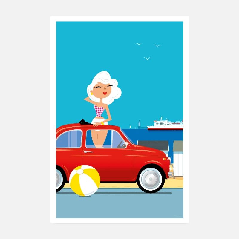 Car Poster 8" x 12" (20x30 cm)
