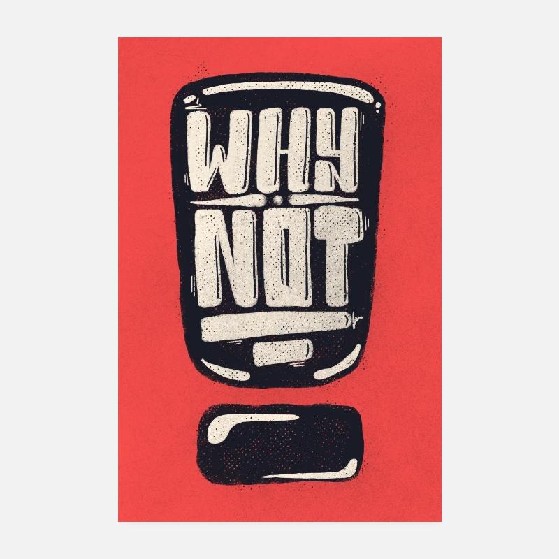 Pourquoi pas le point d’exclamation Poster 20 x 30 cm