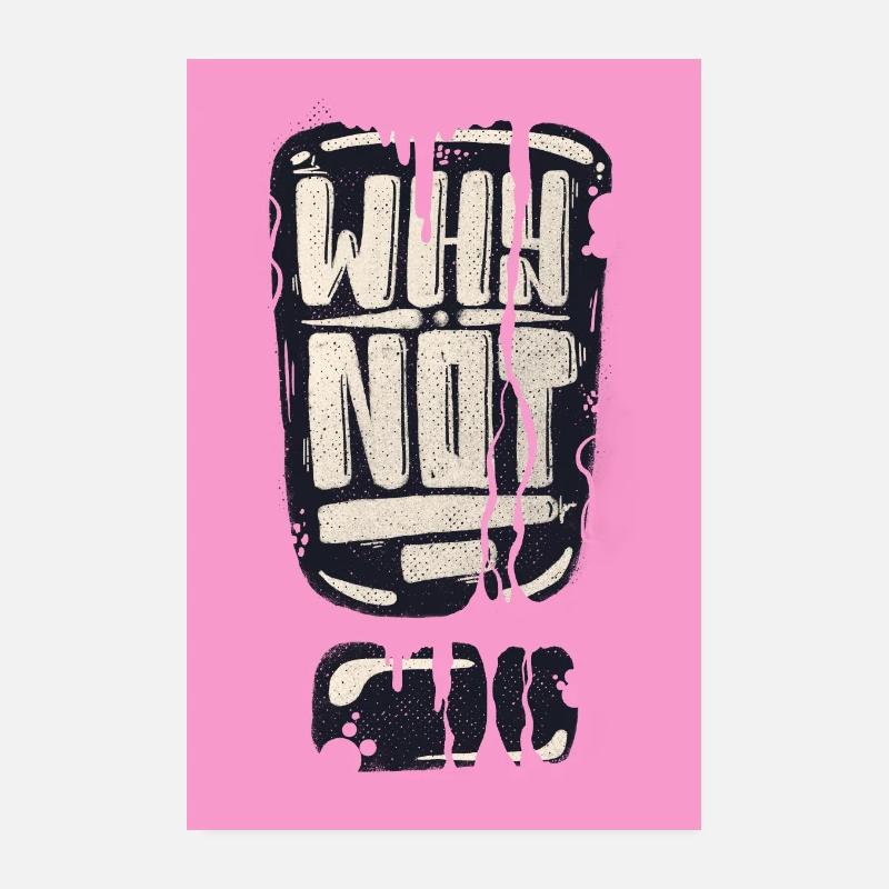 Why Not Exclamation Mark Poster 8" x 12" (20x30 cm)