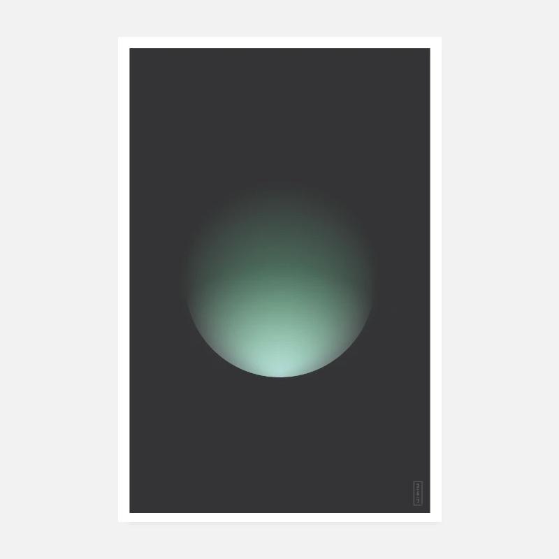 Sphere - Verdant - Dark Poster 8" x 12" (20x30 cm)