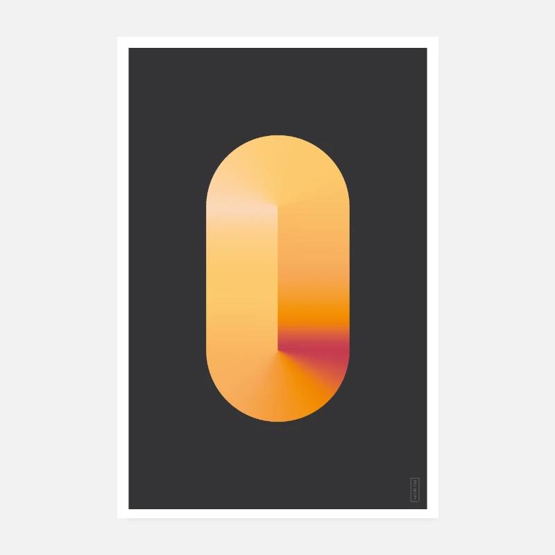 Extended - Titian - Dark Poster 8" x 12" (20x30 cm)