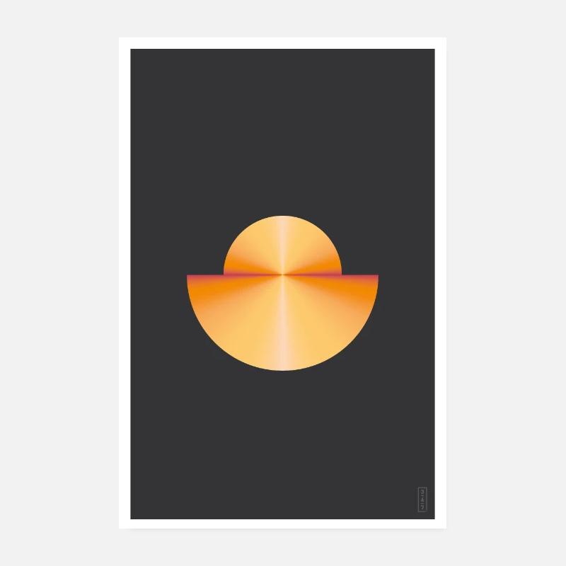 Reflection - Titian - Dark Poster 8" x 12" (20x30 cm)