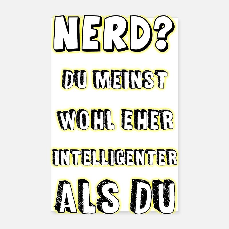 Nerd Poster 20x30 cm