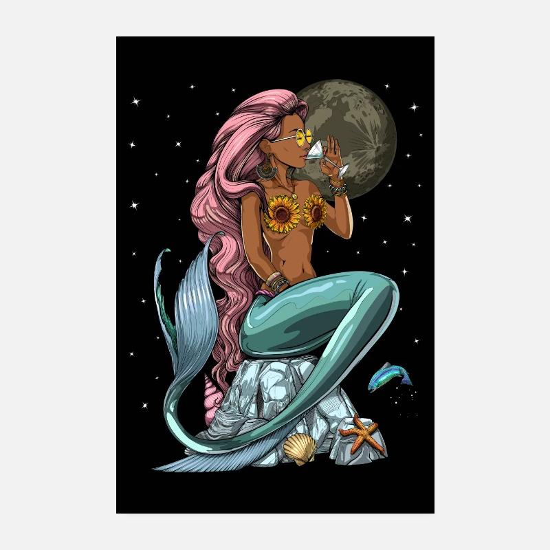 Déesse Yemaya Orisha Poster 20 x 30 cm
