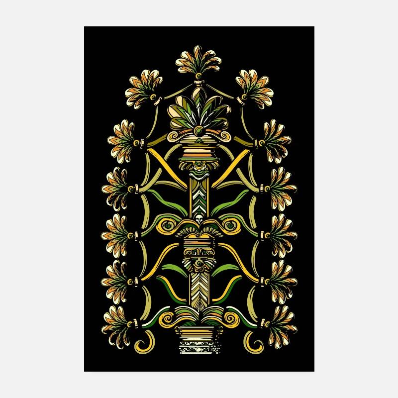 Anunnaki Arbre de Vie Poster 20 x 30 cm