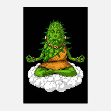 Erba Buddha Stoner Poster 20x30 cm