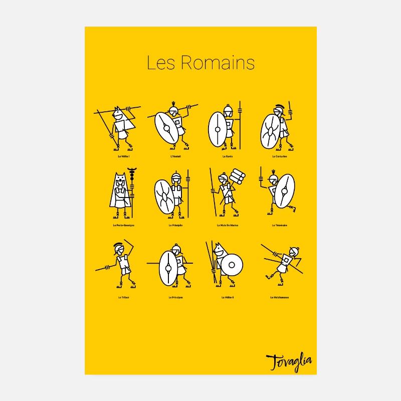 Les Romains Poster 20 x 30 cm
