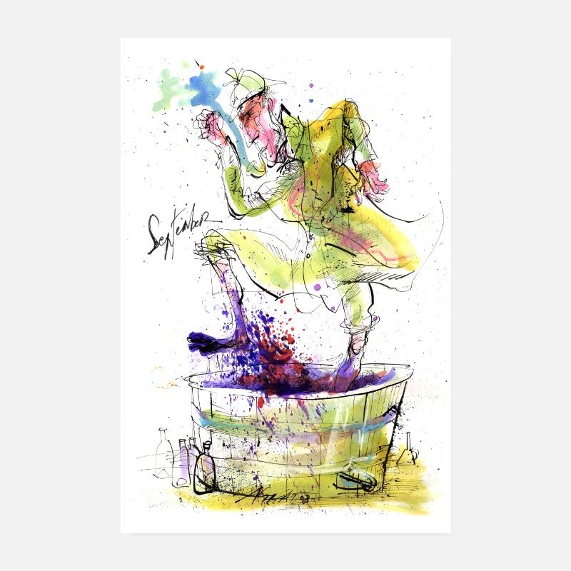 Sherlock Holmes in September (A - Cagnat) Poster 8" x 12" (20x30 cm)