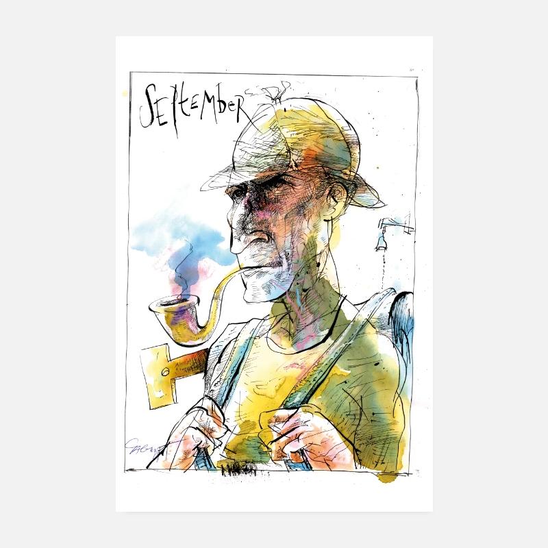 Sherlock Holmes en septembre (B - Cagnat) Poster 20 x 30 cm