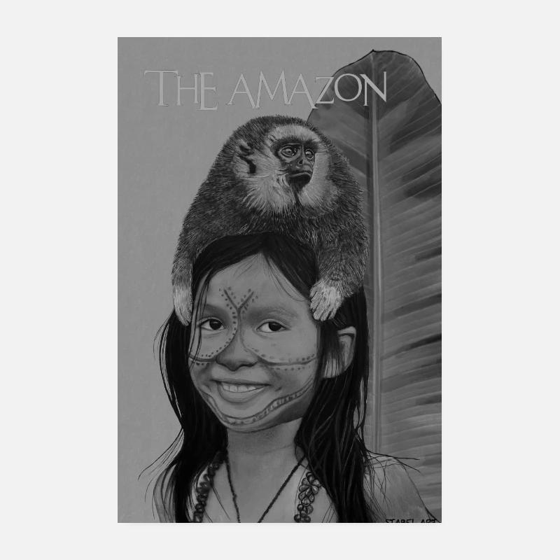 Amazon - Yanomami Poster 8" x 12" (20x30 cm)