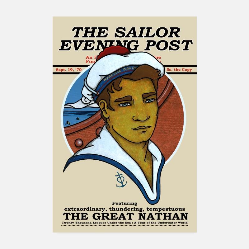 THE GREAT NATHAN Poster 8" x 12" (20x30 cm)
