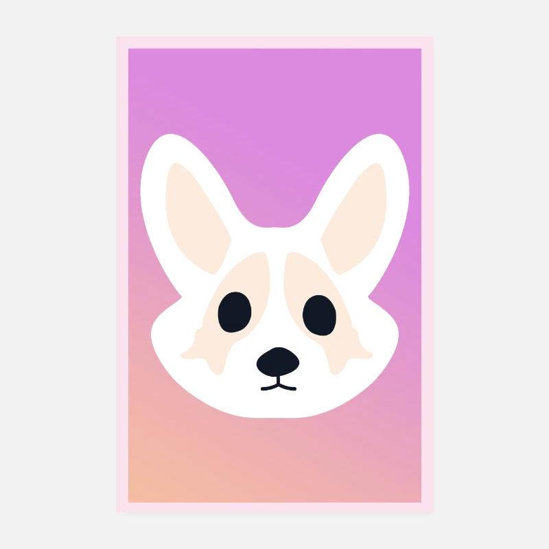 Corgie Imprimer Poster 20 x 30 cm