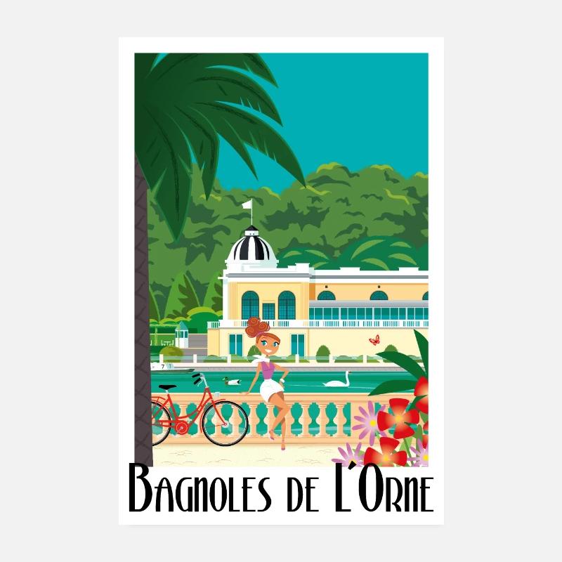 Bagnoles de l'Orne Poster 20 x 30 cm