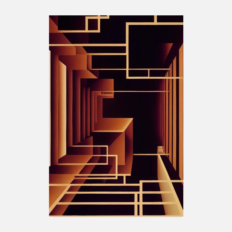 Abstract Minimalism Poster 20x30 cm