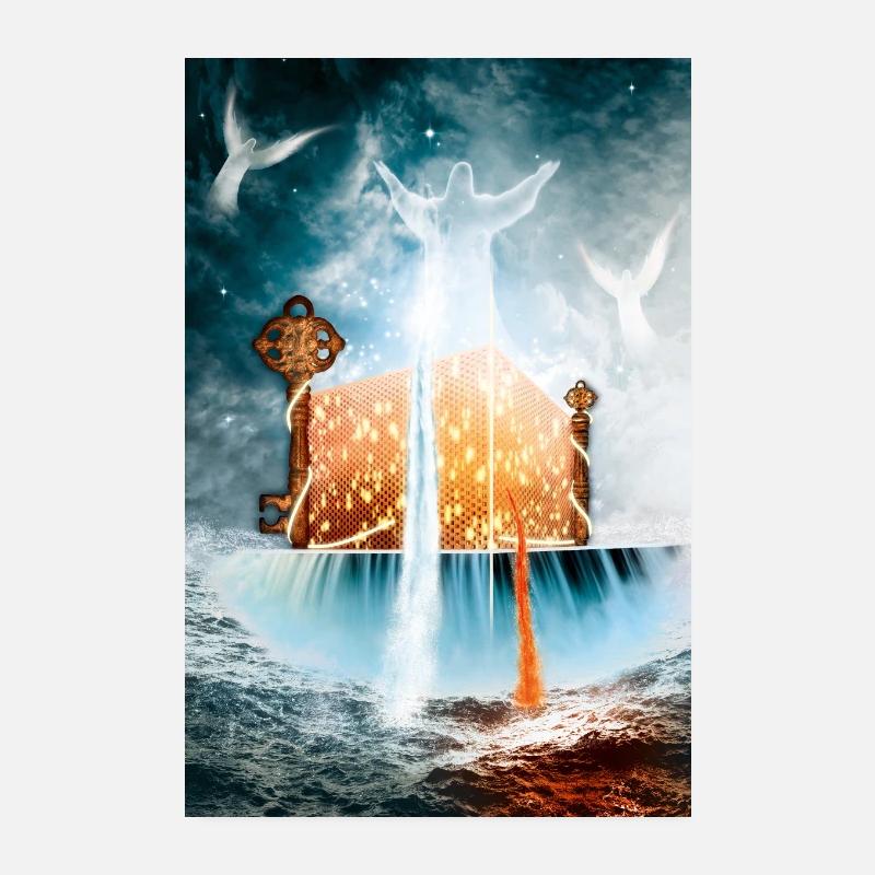 Jésus la pierre angulaire Poster 20 x 30 cm