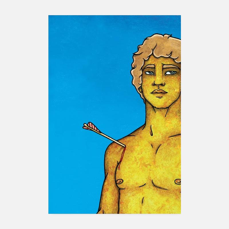 SAINT SEBASTIEN Poster 8" x 12" (20x30 cm)