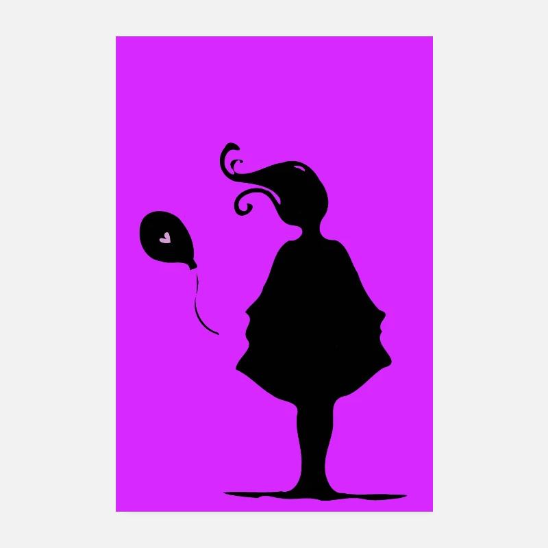 Affiche fille Poster 20 x 30 cm