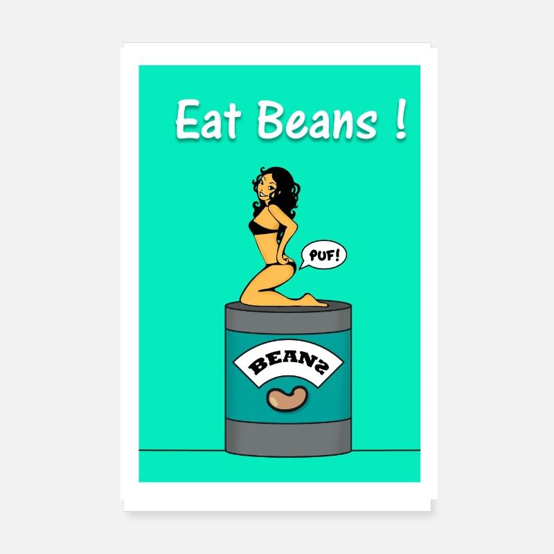 ea tBeans Poster 8" x 12" (20x30 cm)
