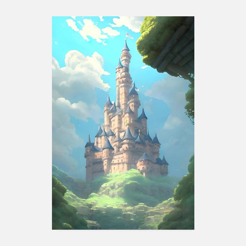 Castle Poster Poster 8" x 12" (20x30 cm)
