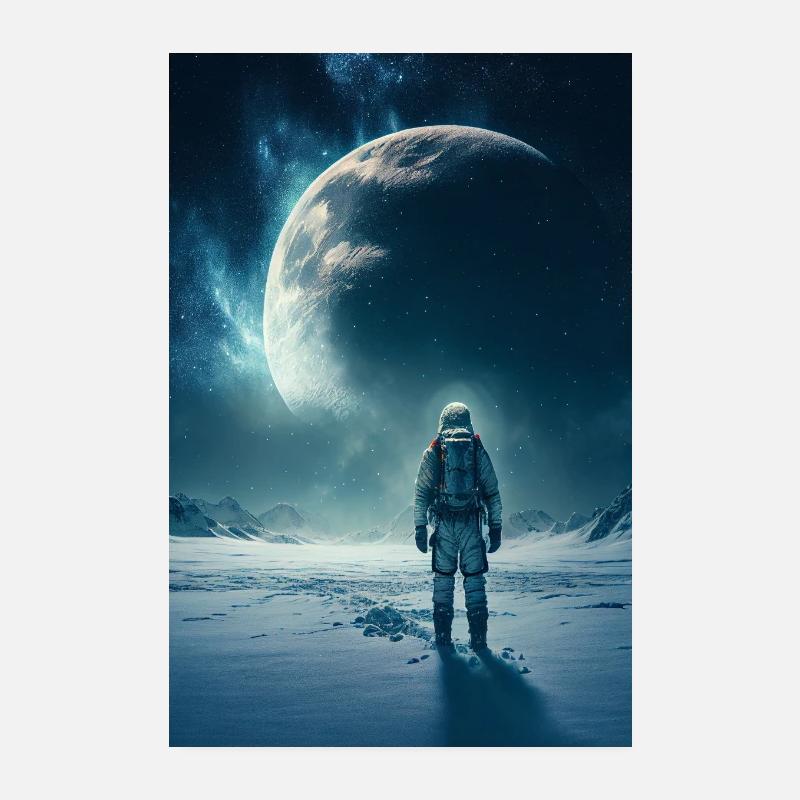 Ice Planet Poster 20x30 cm