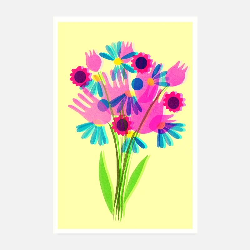 Bouquet printanier Poster 20 x 30 cm