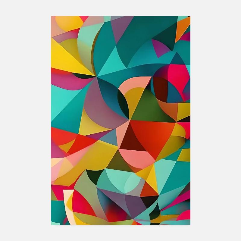 Abstract Retro Vintage Art Poster 20x30 cm