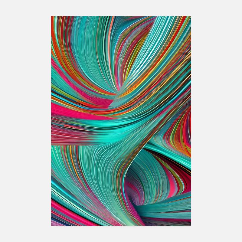 Abstract Retro Vintage Art Poster 20x30 cm
