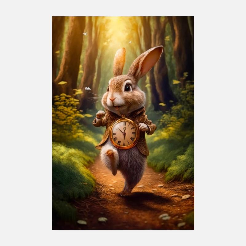 le lapin I Poster 20 x 30 cm