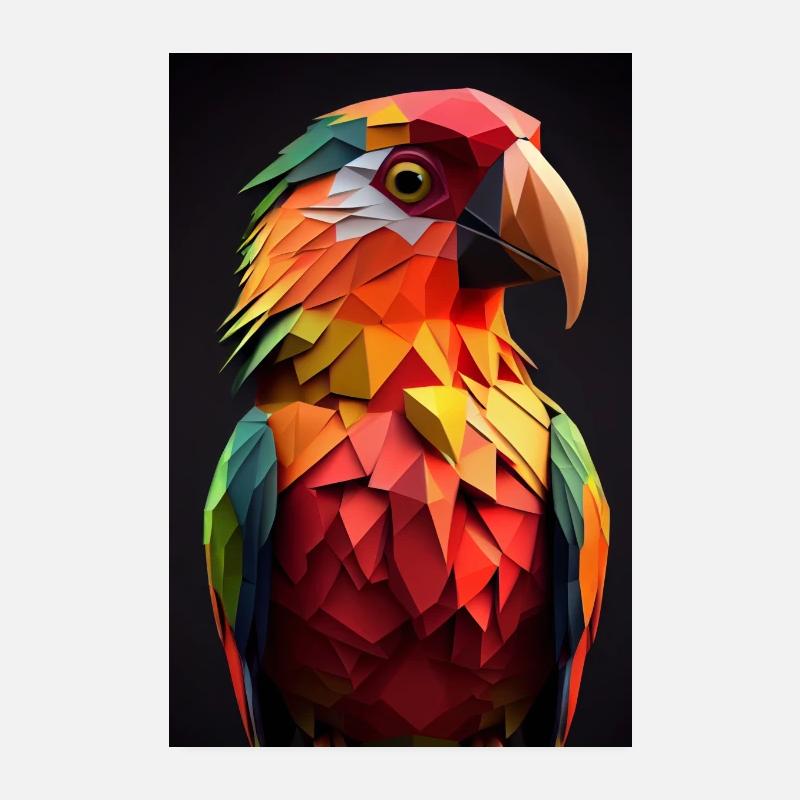 Parrot 01 Poster 8" x 12" (20x30 cm)