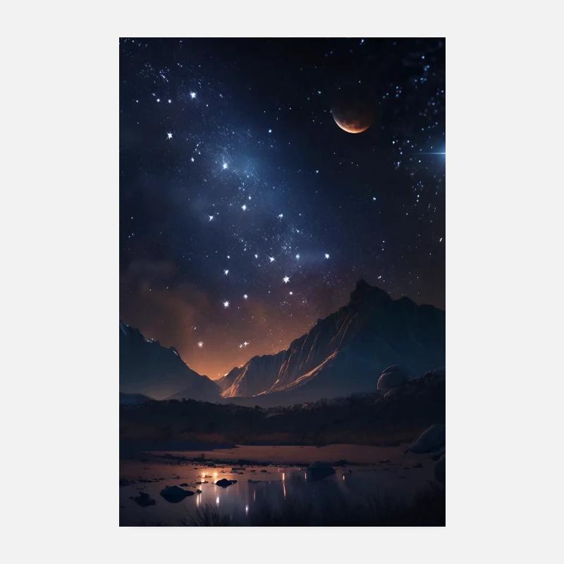 Aux confins de l’univers Téléphone & Affiche Poster 20 x 30 cm
