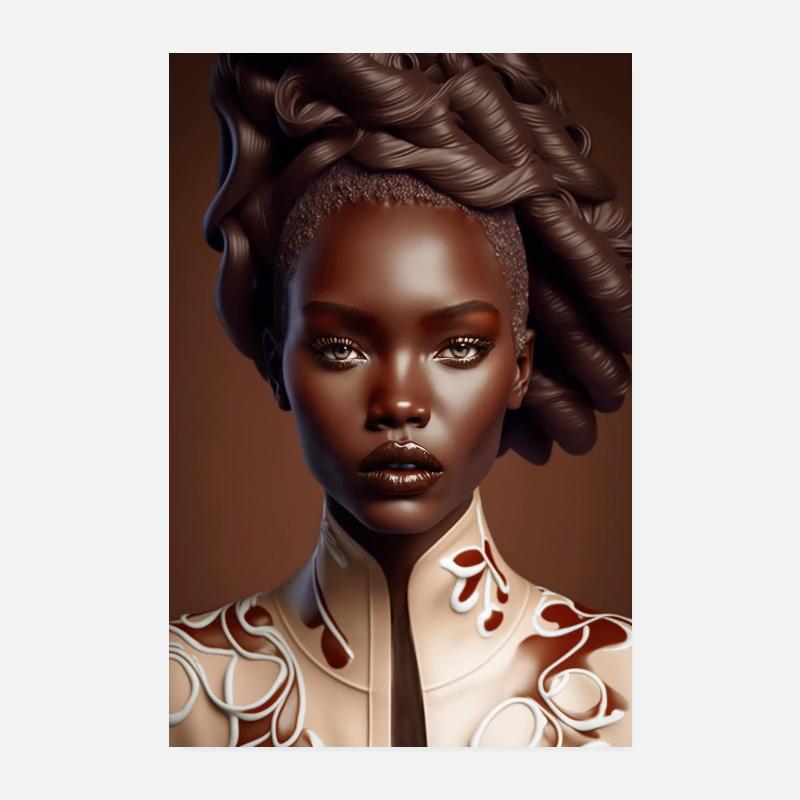 Lady Chocolate Poster 20x30 cm