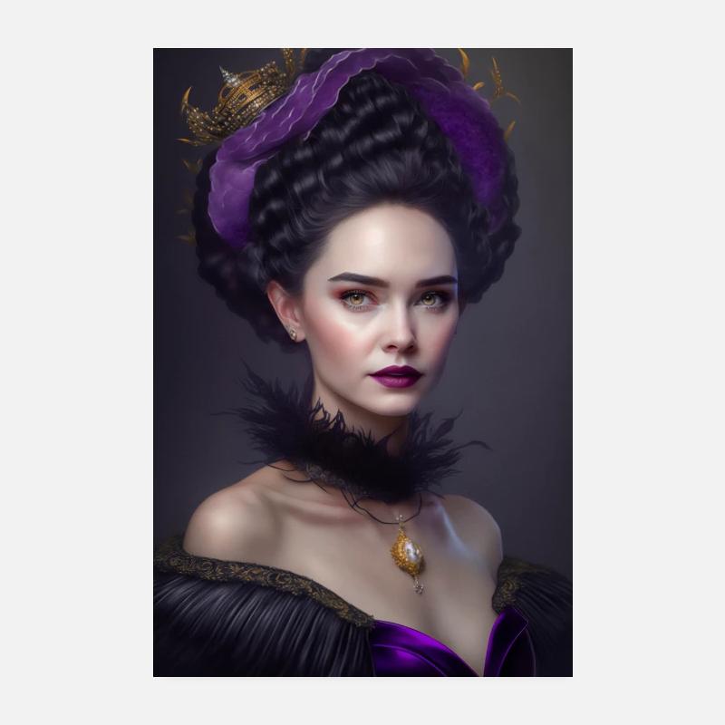 Lady Snow 1 Poster 20 x 30 cm
