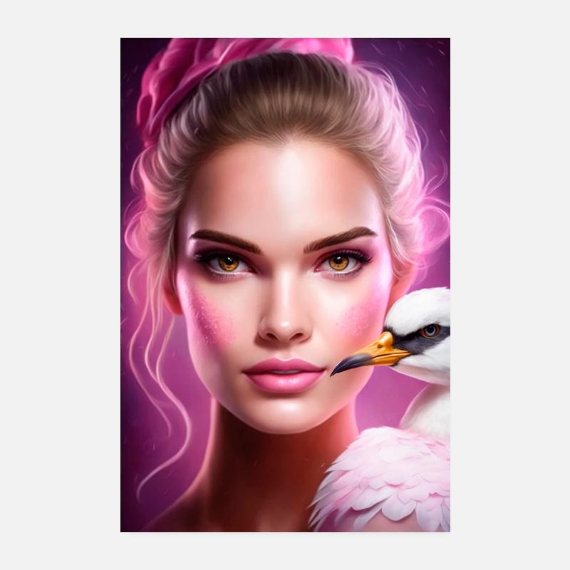 Madame Daisy Poster 8" x 12" (20x30 cm)
