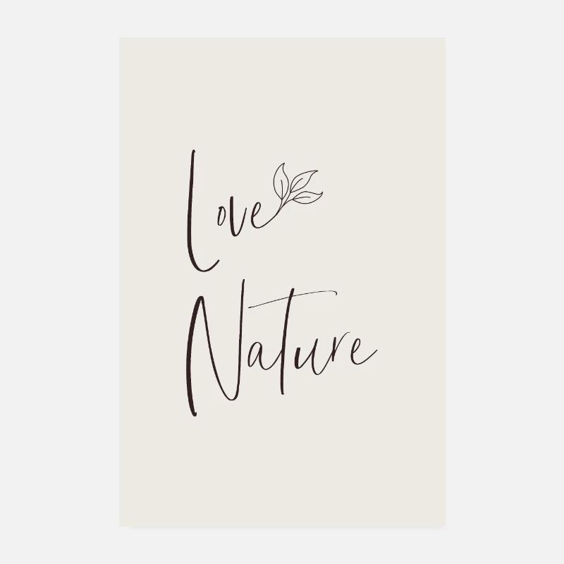 Naturliebe Poster 20x30 cm