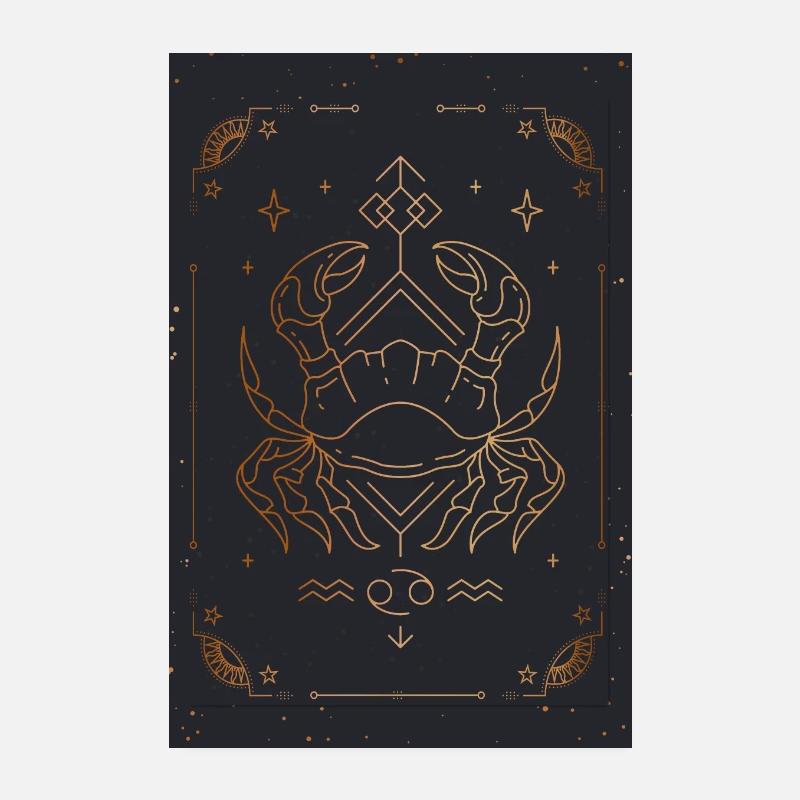 Krebszeichen: Sternbild Poster 20x30 cm