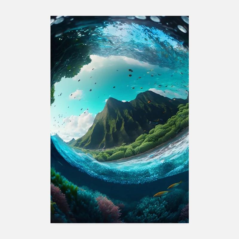 Un Hawaii Tiny World Phone Poster Edition V2 Poster 20 x 30 cm